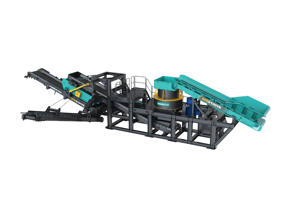 Sunward PSR Skid VSI Crushing Plant